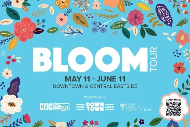 The Bloom tour is almost here! So many awesome florists participating and it’s exciting to see fun attractions in downtown Portland. The tour runs May 11th and through June 11th. Go florists go! You got this!  #bloomtourpdx #pdxflorists #portlandflorists #pnwflorists #oregonfloristsrock